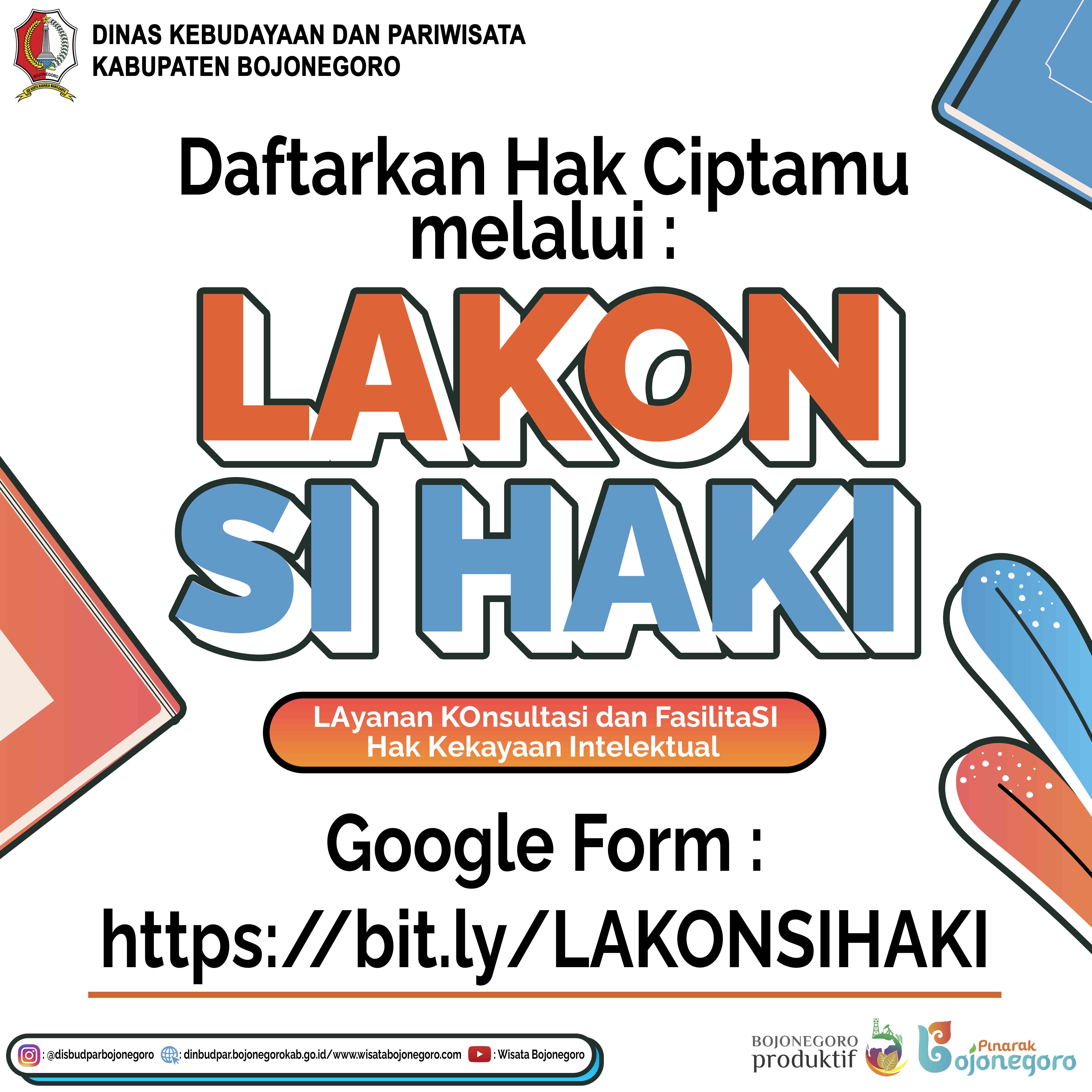 Ayo, Daftarkan Hak Ciptamu melalui LAKON SI HAKI
