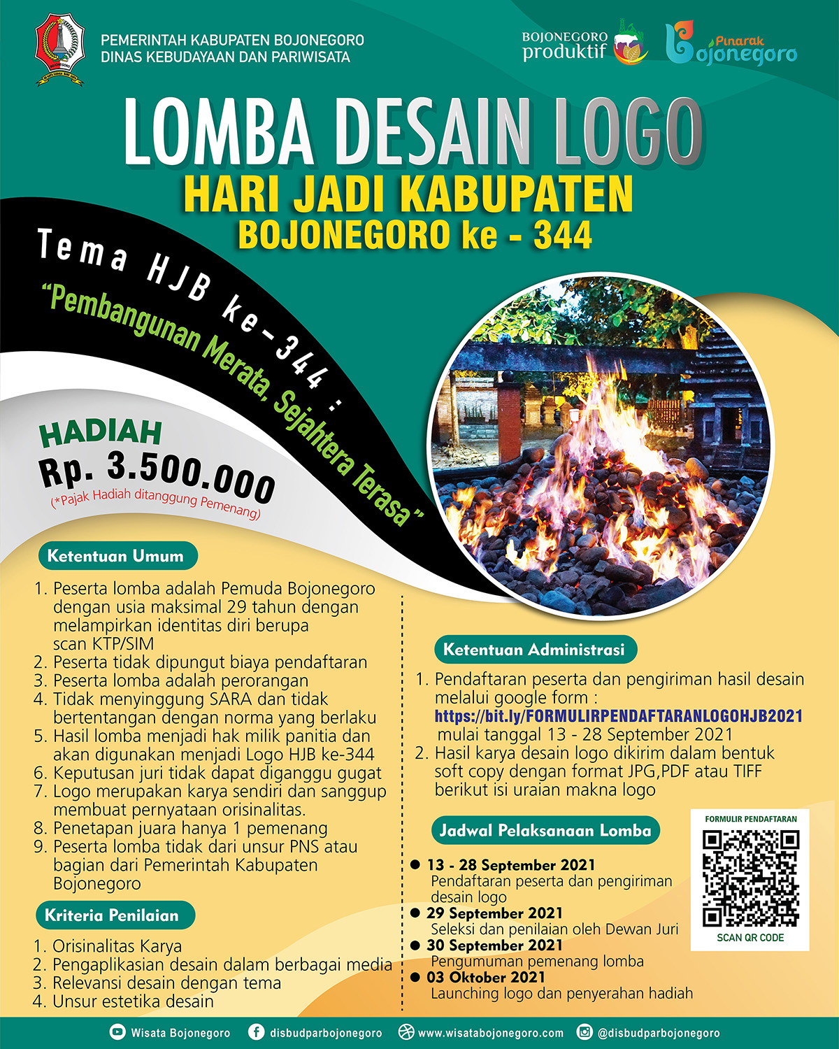 Lomba Desain Logo Hari Jadi Kabupaten Bojonegoro Ke - 344
