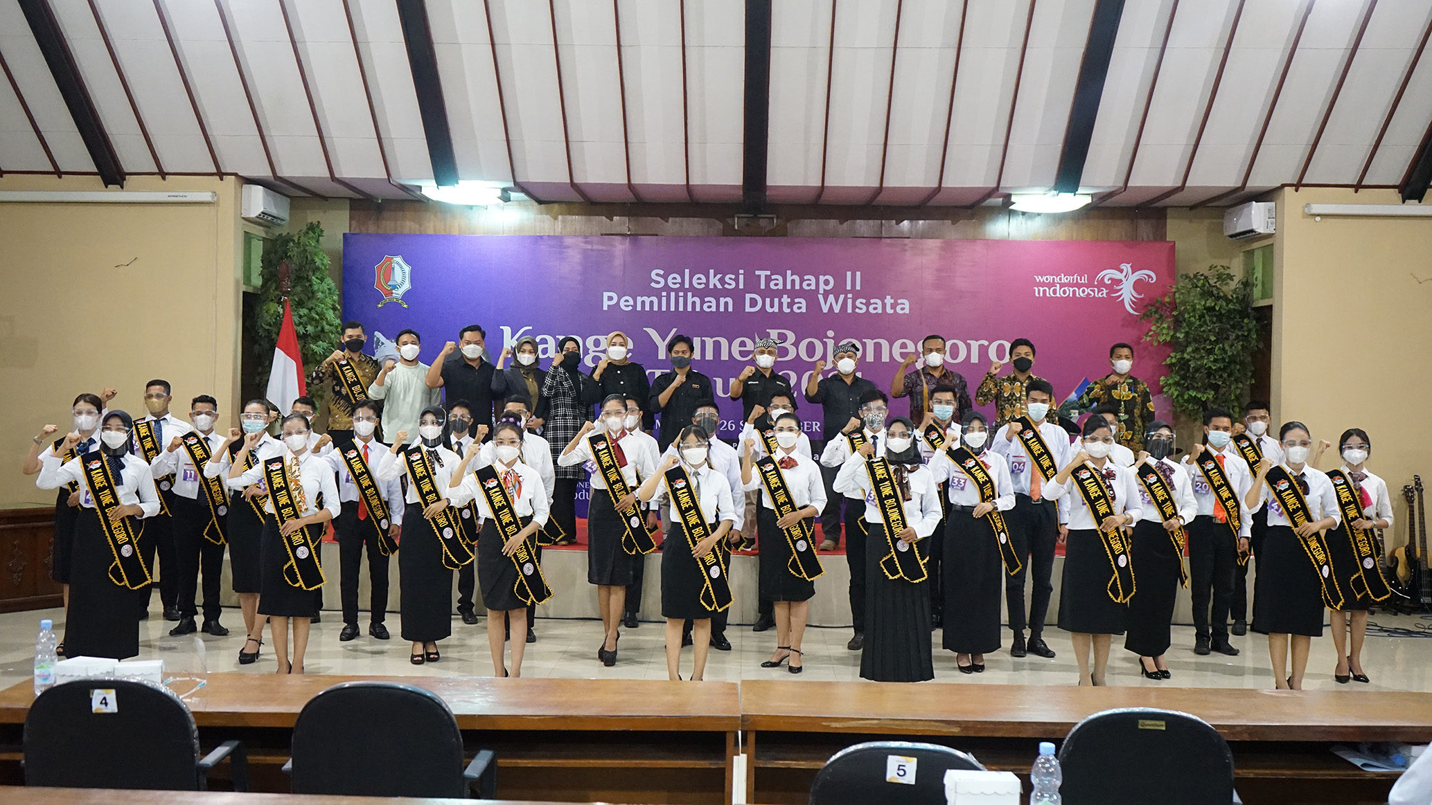 SELEKSI TAHAP II LOLOSKAN 30 PESERTA MENUJU MALAM PENOBATAN KANGE YUNE BOJONEGORO TAHUN 2021