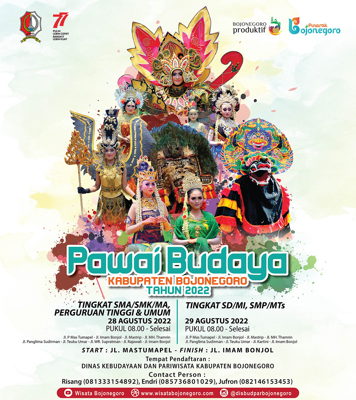 PAWAI BUDAYA KABUPATEN BOJONEGORO TAHUN 2022