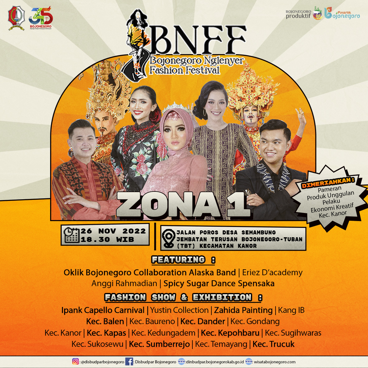 BOJONEGORO NGLENYER FASHION FESTIVAL "ZONA 1"