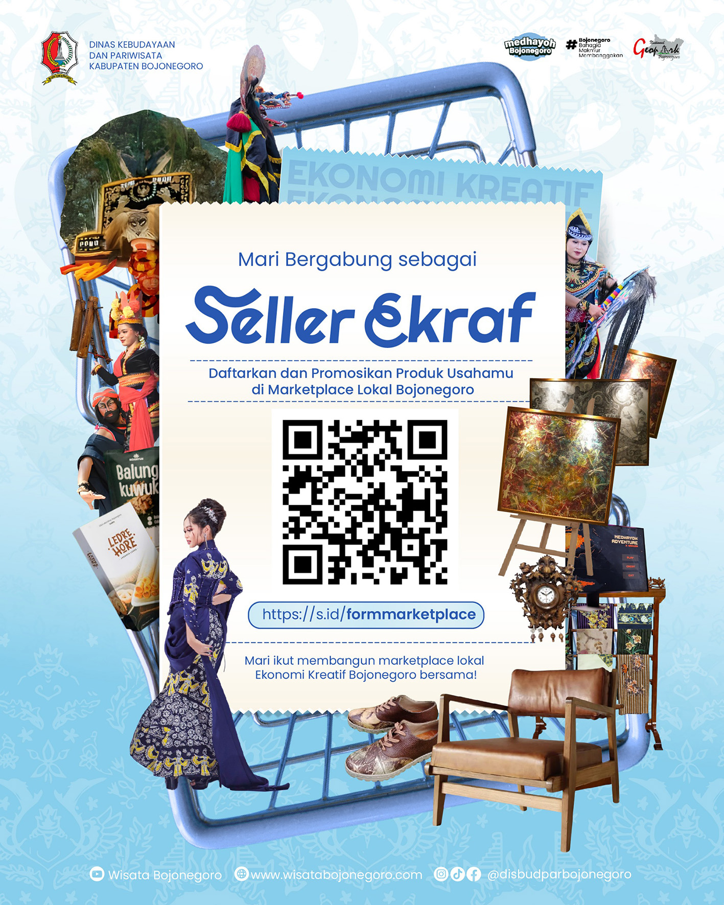 Saatnya Produk Lokal Bojonegoro Naik Kelas, Yuk Gabung Marketplace Ekraf!