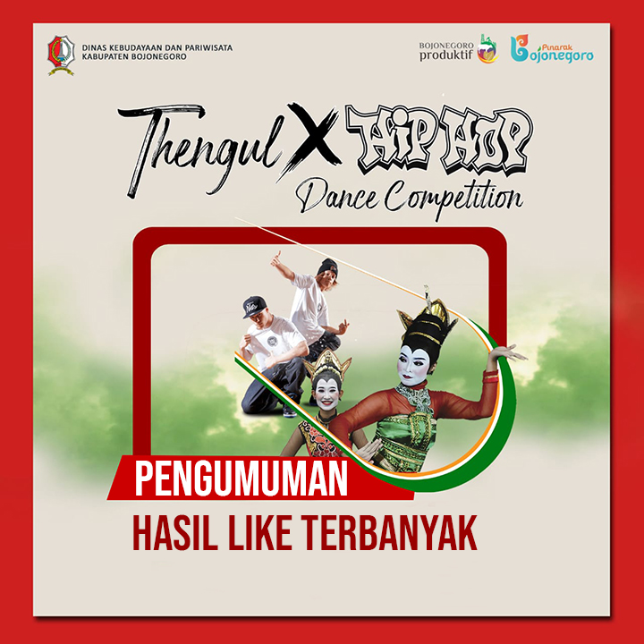 PENGUMUMAN HASIL LIKE TERBANYAK THENGUL X HIP HOP DANCE COMPETITION
